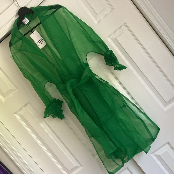 Zara Organza trench coat - Picture 9 of 11